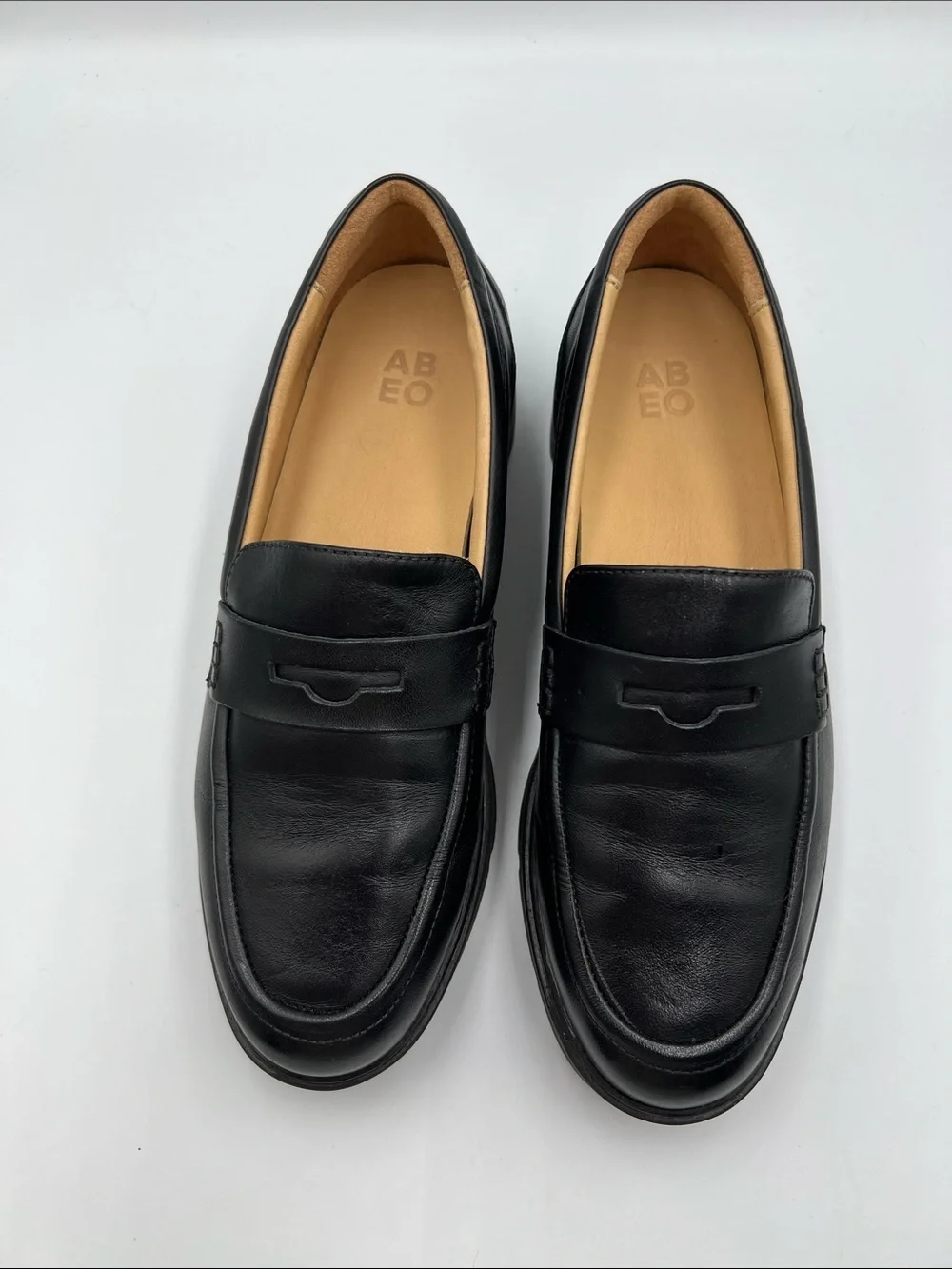 Abeo Boulevard chunky loafer shoe black leather penny Brazil Preppy women 8